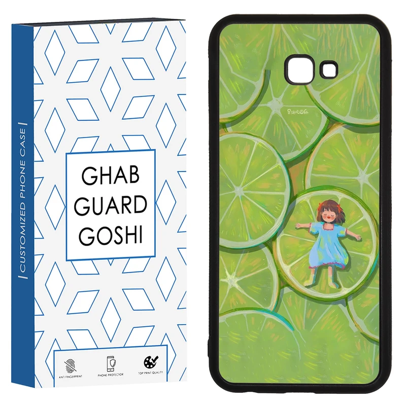 کاور قاب گارد گوشی طرح دختر لیمویی کد TPU-258 مناسب برای گوشی موبایل سامسونگ Galaxy J4 plus / J4 core