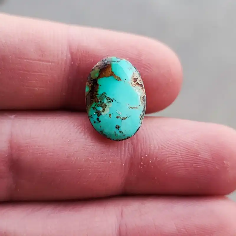 نگین فیروزه مدل اصل نیشابور کد  NC-332