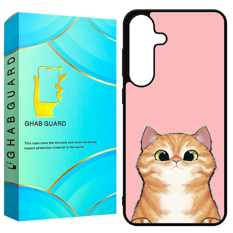 کاور قاب گارد طرح گربه مدل GCHPS24 مناسب برای گوشی موبایل سامسونگ Galaxy S24