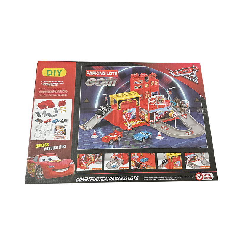 کیت ماشین بازی طرح پارکینگ مک کویین مدل 8801
