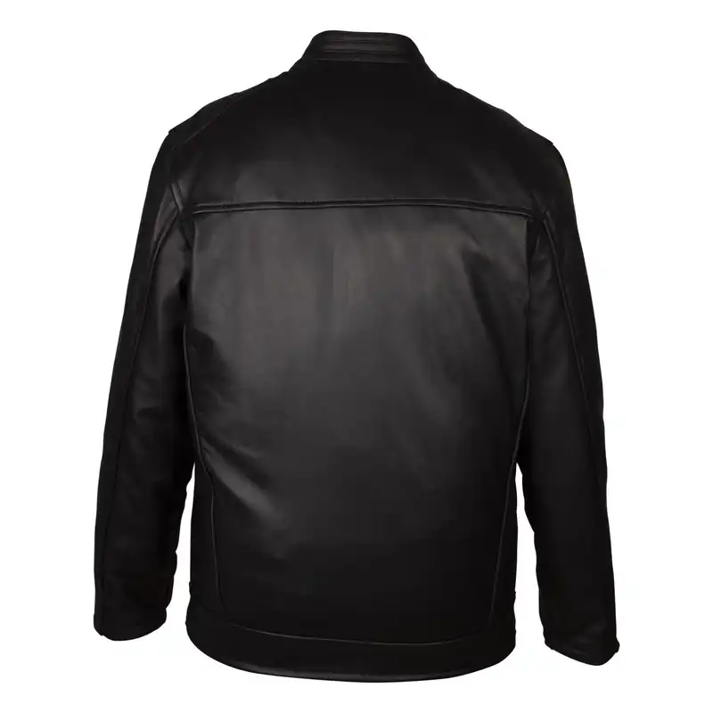 کت چرم مردانه مدل آریسان ساده