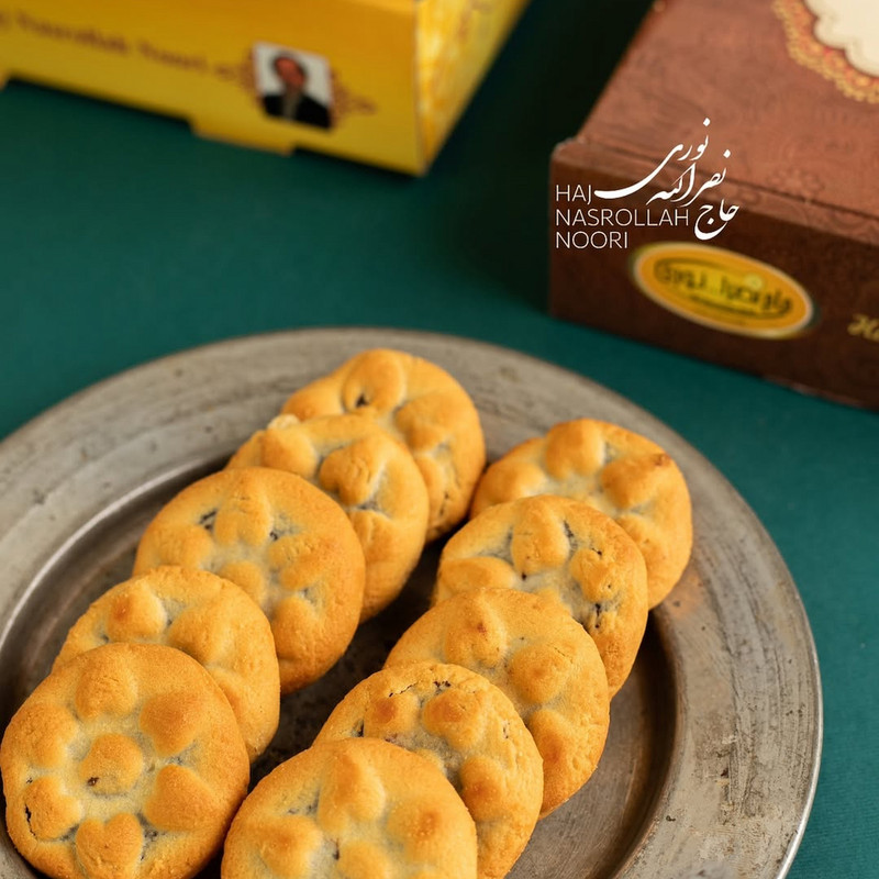 پک نان خرمایی،نان برنجی و کاک حاج نصرالله نوری - 2300 گرم بسته 3 عددی