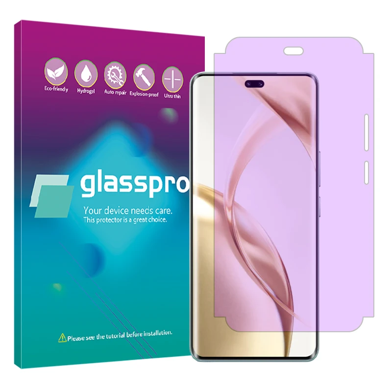 محافظ صفحه نمایش ضد اشعه بنفش گلس پرو مدل Eye Care مناسب برای گوشی موبایل آنر 200 Pro