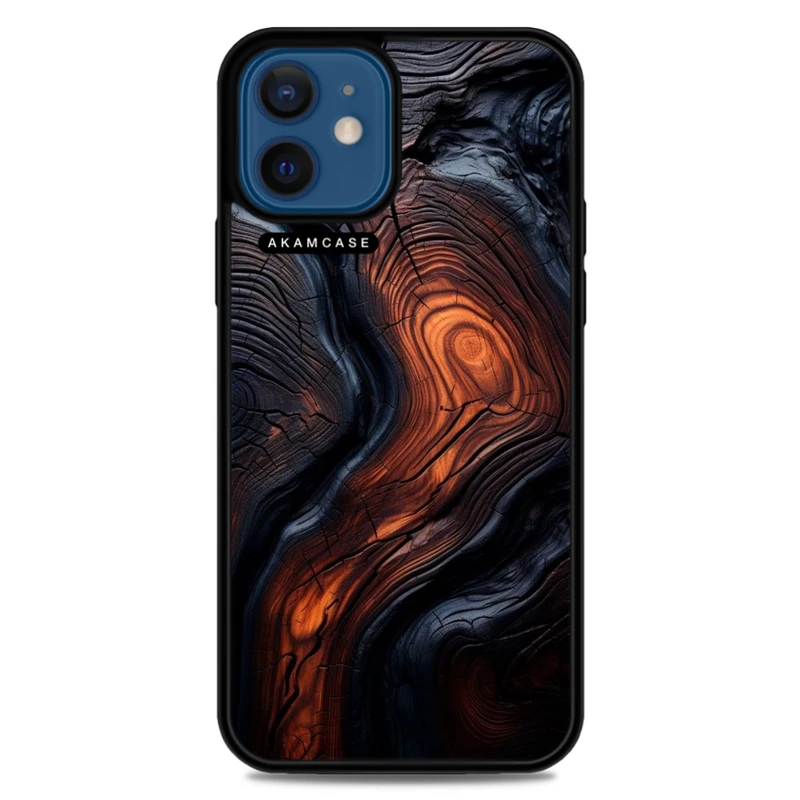 کاور آکام مدل AMC-WA12M-WOOD-4 مناسب برای گوشی موبایل اپل iPhone 12 Mini
