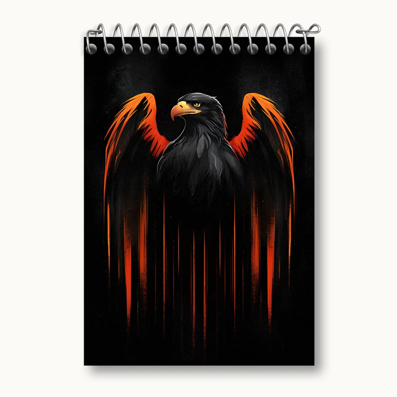 دفتر یادداشت 50 برگ خندالو طرح عقاب کد N5117