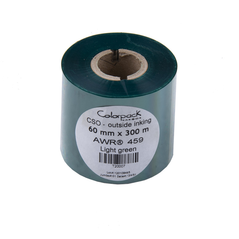 ریبون رنگی پرینتر لیبل زن مدل Wax 60mm x 300m