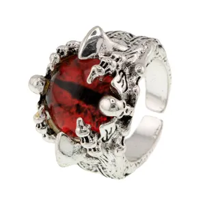 انگشتر مردانه برانت طرح چشم آتشفشان