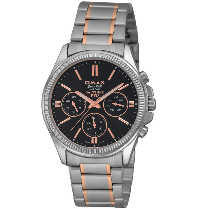 ساعت مچی عقربه‌ای مردانه اوماکس مدل OCSM001N012
