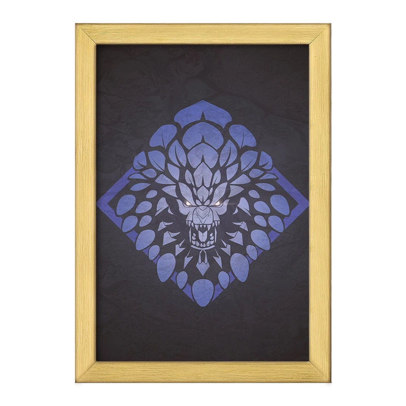 تابلو خندالو طرح بازی شکارچی هیولا (Monster Hunter) کد 33271