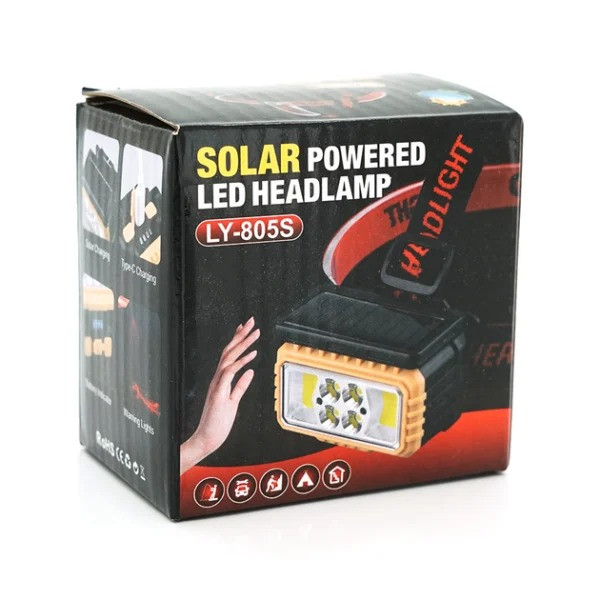 هدلایت شارژی خورشیدی مدل LY-805s