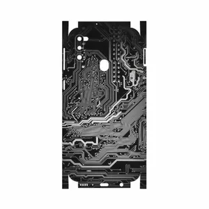 MAHOOT Black-Printed-Circuit-Board-FullSkin Cover Sticker for Samsung Galaxy M21  2021 Edition