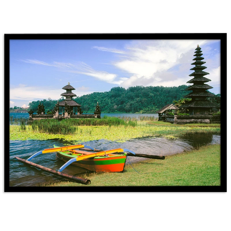 تابلو بکلیت طرح منظره روستایی مدل B-s1457