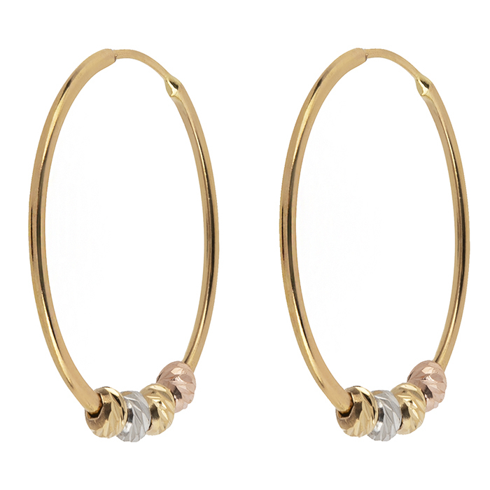 گوشواره طلا 18 عیار زنانه دوست خوب مدل dk464