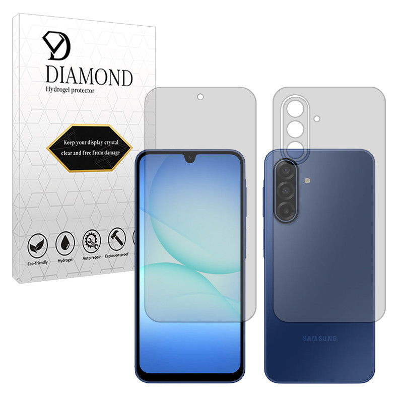 محافظ صفحه نمایش مات دیاموند مدل Tough مناسب برای گوشی موبایل سامسونگ Galaxy A17 به همراه محافظ پشت گوشی 