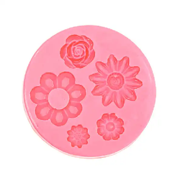 قالب فوندانت طرح گل بهاری کد10005