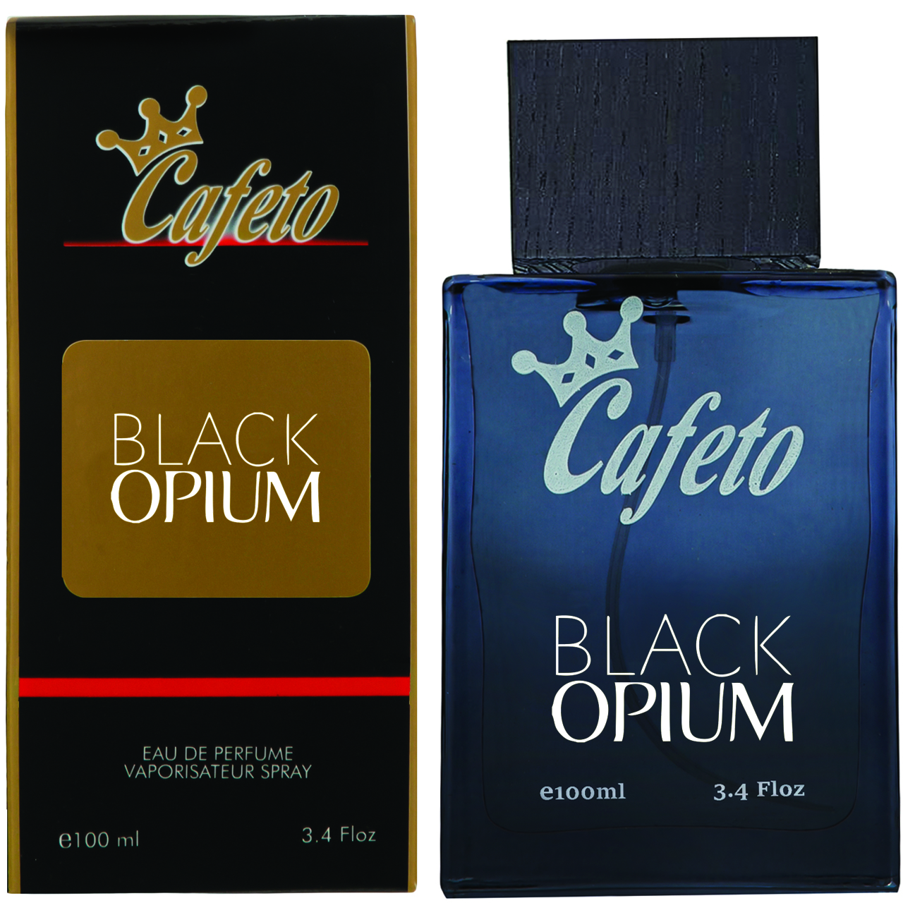 ادو پرفیوم زنانه کافه تو مدل BLACK OPIUM حجم 100 میلی لیتر