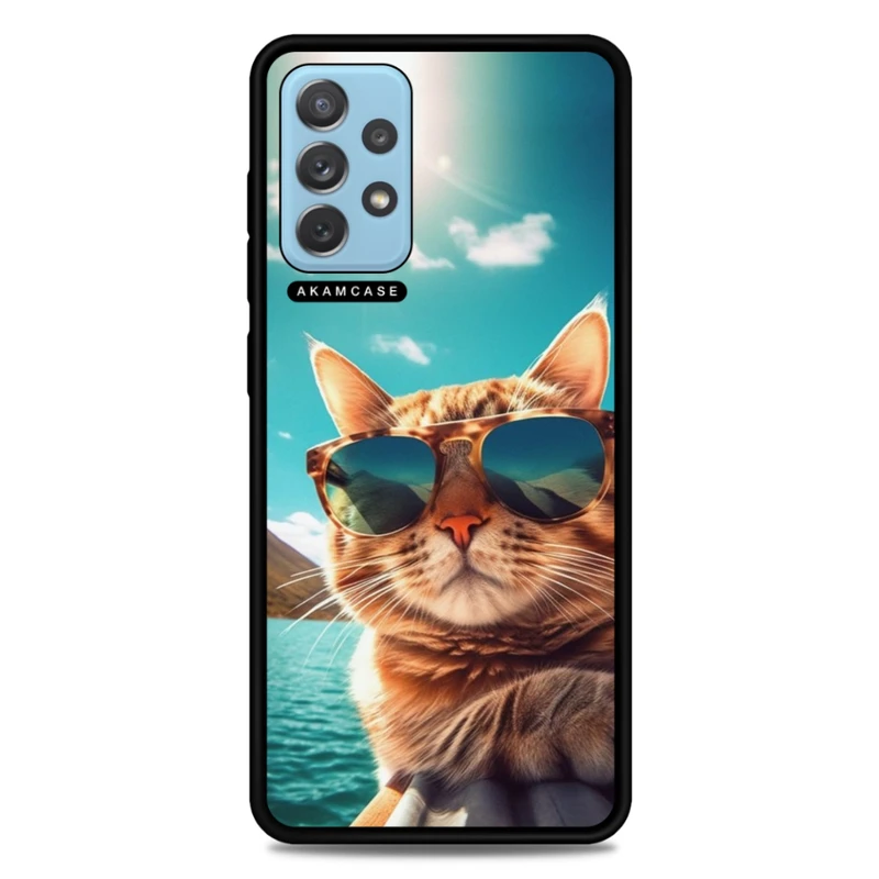 کاور آکام مدل AMC-WSGA72-CATS13 مناسب برای گوشی موبایل سامسونگ Galaxy A72