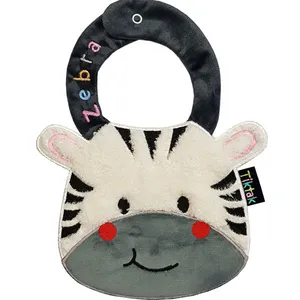 پیشبند نوزادی تیک تاک طرح عروسکی مدل Zebra