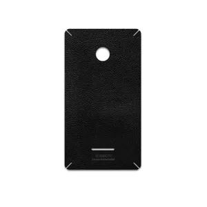 MAHOOT Black-Leather Cover Sticker for Microsoft Lumia 532