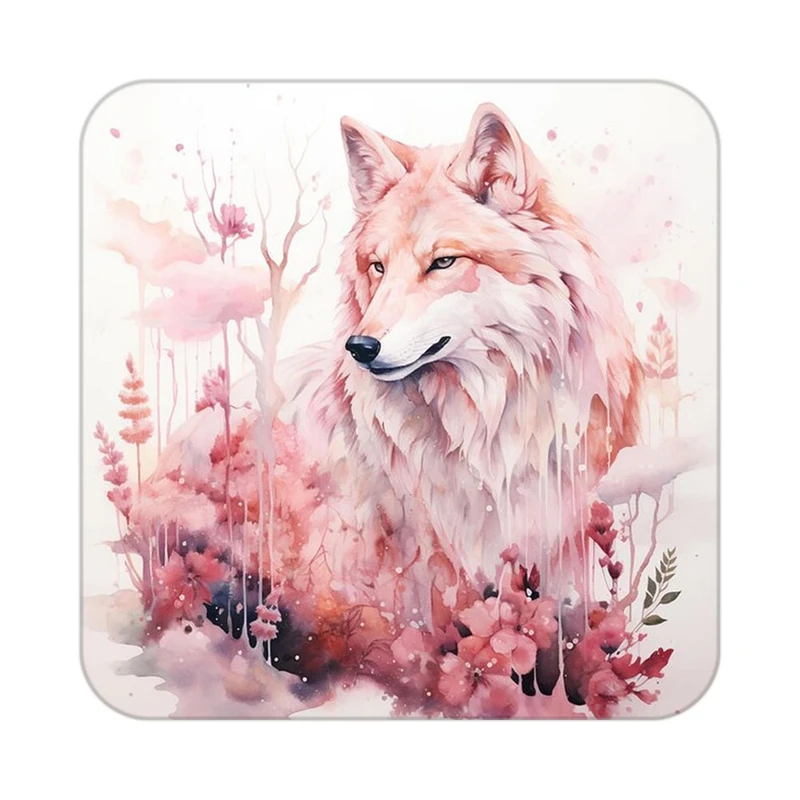 زیر لیوانی کاکتی طرح گل مدل mp18278