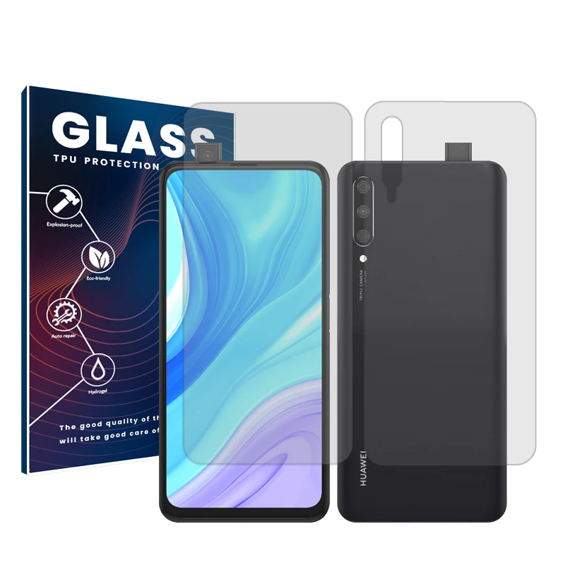 محافظ صفحه نمایش شفاف گلس مدل Resistant مناسب برای گوشی موبایل هوآوی Y9s به همراه محافظ پشت گوشی
