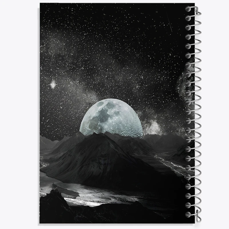 دفتر نقاشی 50 برگ خندالو طرح کهکشان (galaxy) کد F6716