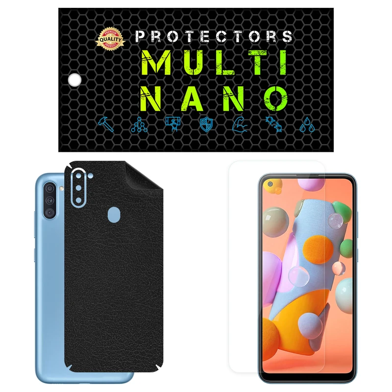 محافظ صفحه نمایش مولتی نانو مدل X-SFL مناسب برای گوشی موبایل سامسونگ Galaxy M11 به همراه برچسب پوششی