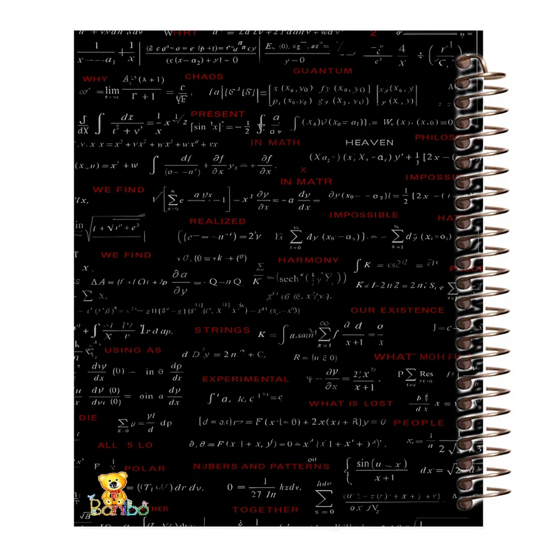 دفتر مشق 100 برگ بانیبو طرح  ریاضی کد 2719