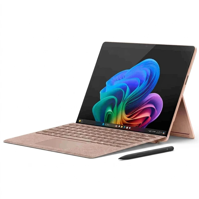 تبلت 13 اینچی مایکروسافت مدل Surface Pro 11-Snapdragon X Plus LCD ظرفیت 512 گیگابایت و رم 16 گیگابایت به همراه کیبورد Surface Pro Copilot و قلم Slim Pen 2