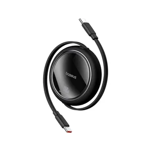 کابل USB-C  بیسوس مدل Free2Draw Mini Retractable 100W طول 1 متر