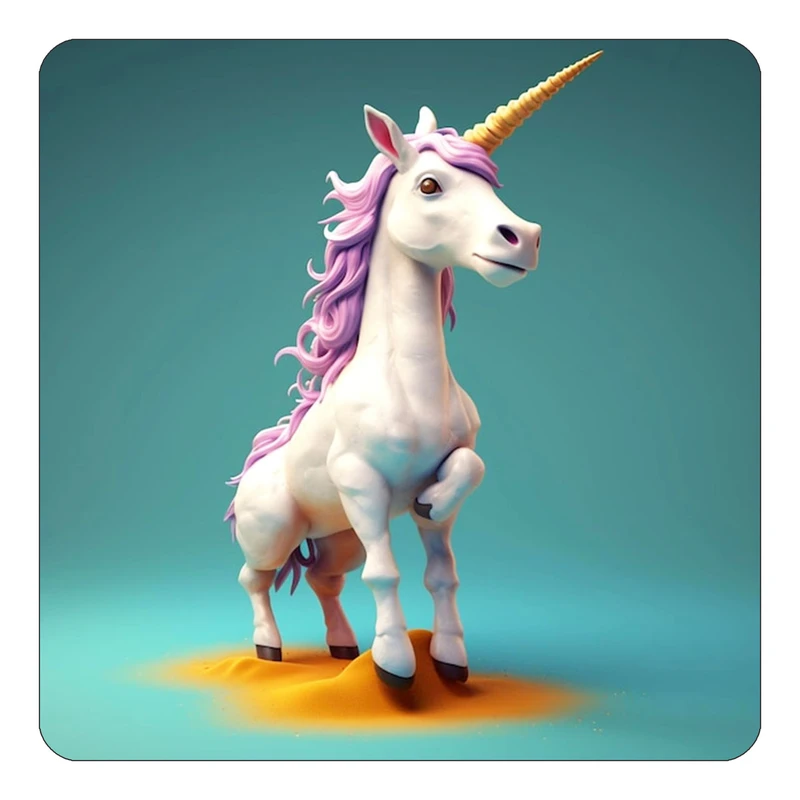 مگنت کاکتی طرح اسب تک شاخ و یونیکورن مدل mp29148