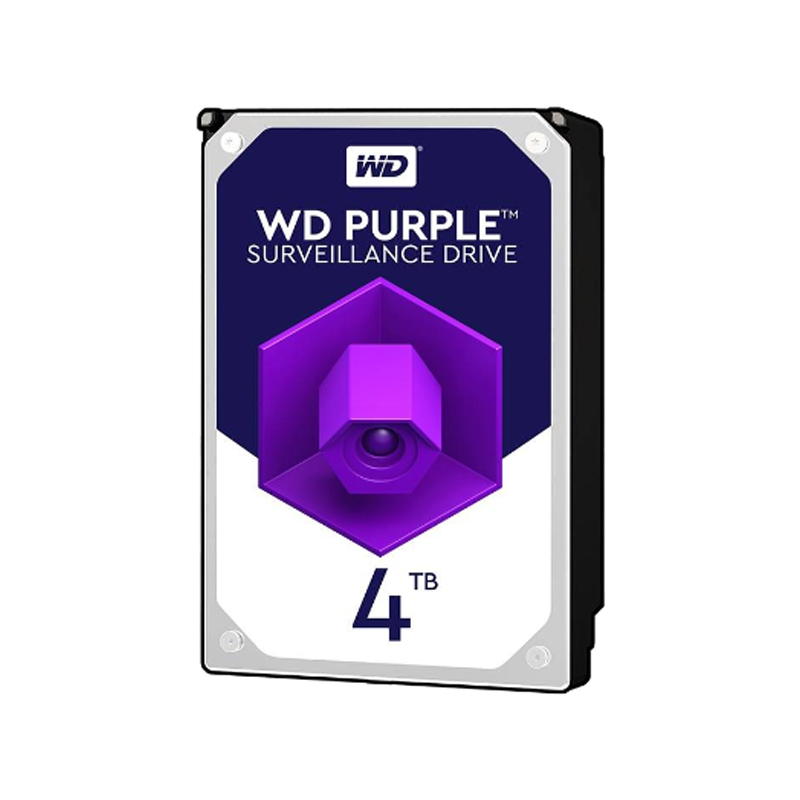 هارد دیسک اینترنال وسترن دیجیتال مدل Purple WD43PURZ ظرفیت 4 ترابایت