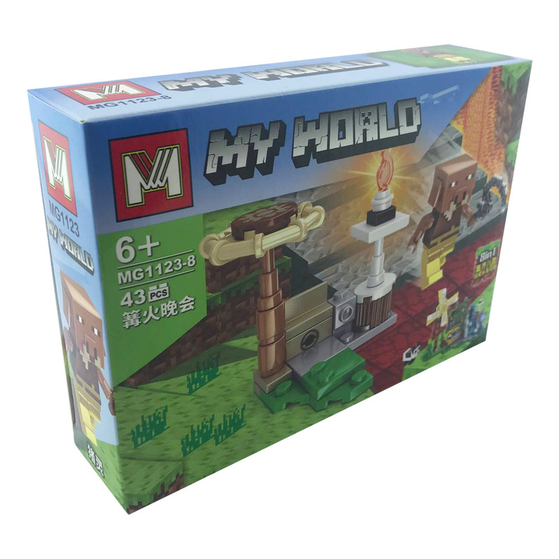 ساختنی ام مدل MY WORLD طرح ماینکرفت کد 1123-8