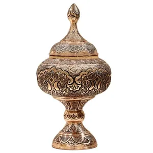 شکلات خوری قلمزنی مسی طرح اسلیمی