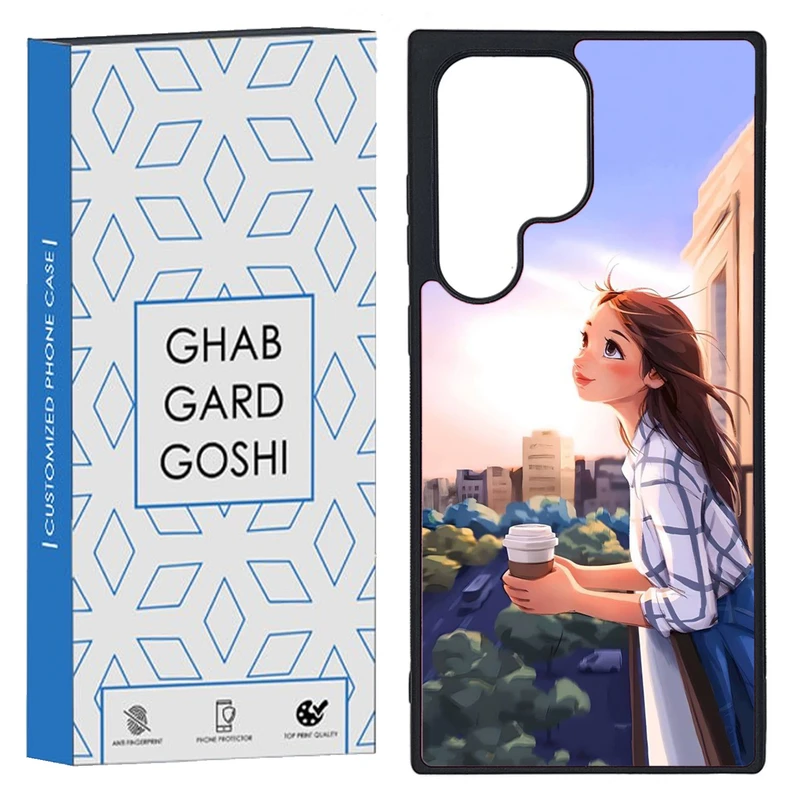 کاور قاب گارد گوشی طرح دخترانه کد TPU-016 مناسب برای گوشی موبایل سامسونگ Galaxy S23 Ultra