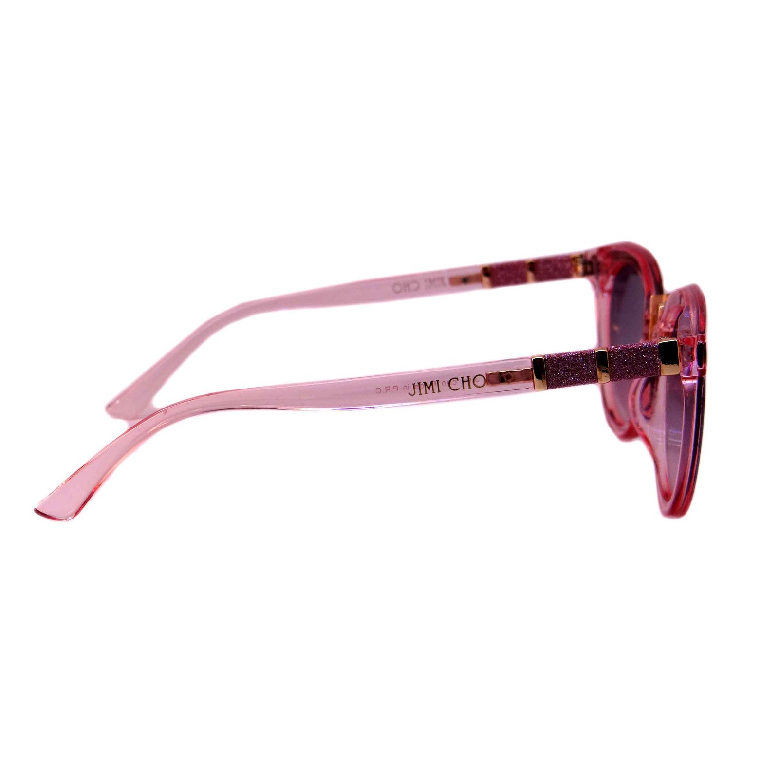 عینک آفتابی زنانه جیمی چو مدل 9933 رنگ صورتی -  - 3