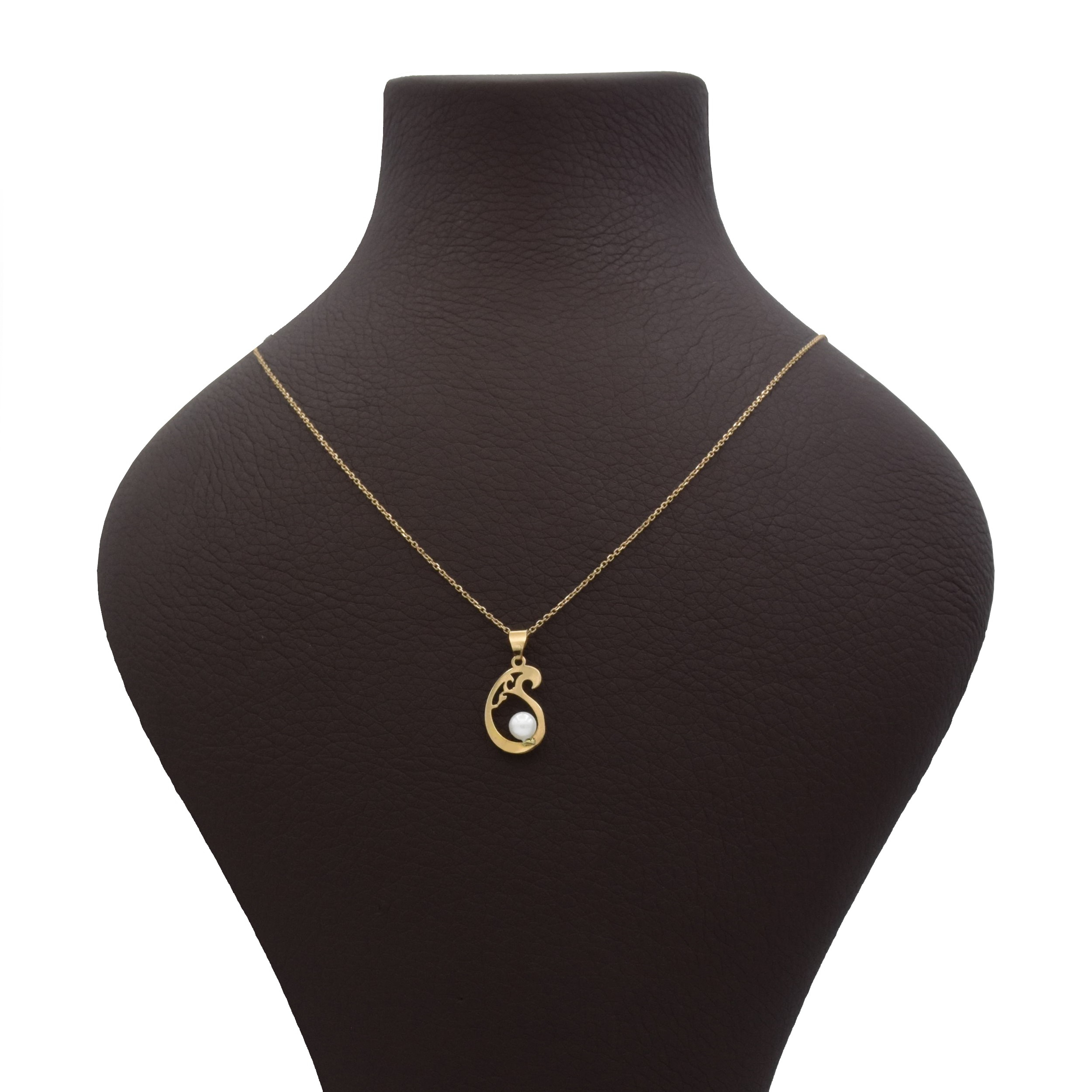 گردنبند طلا 18 عیار زنانه الن نار مدل بته جقه کد N10078962