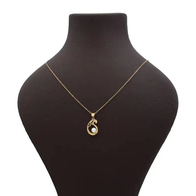 گردنبند طلا 18 عیار زنانه الن نار مدل بته جقه کد N10078962