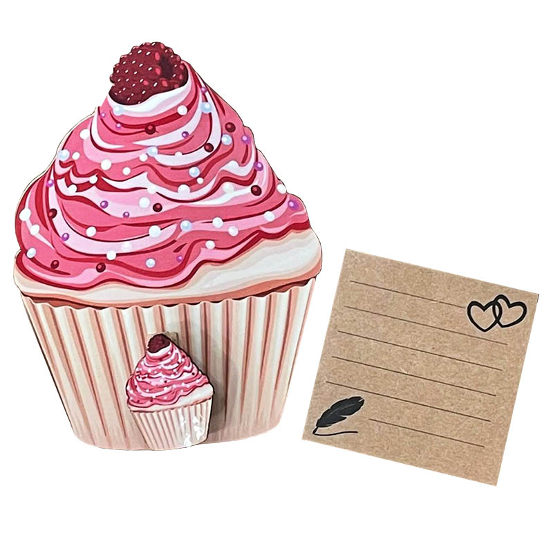 نقد و بررسی مگنت و کاغذ یادداشت طرح کاپ کیک توسط خریداران