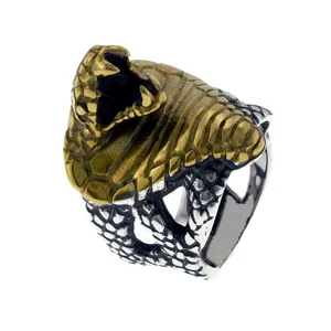انگشتر مردانه داتینو مدل مار کبری