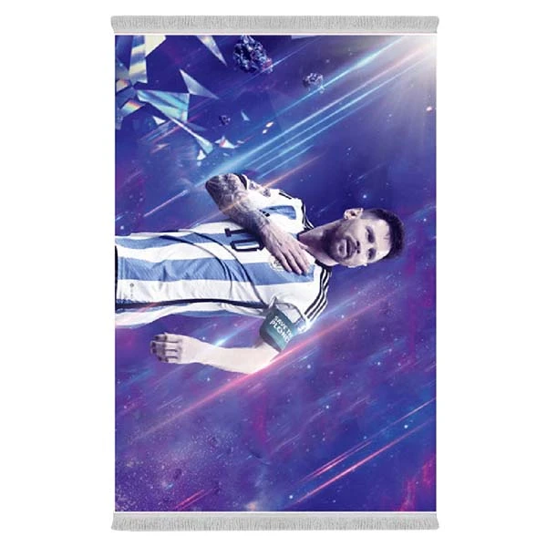 فرش پارچه‌ای دفه مدل فرشینه طرح فانتزی کد 8246