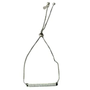 دستبند نقره زنانه مدل آسانسوری کد P6800