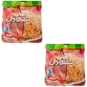 نودل با چاشنی مرغ و گوجه هاتی کارا - دو بسته 5 عددی