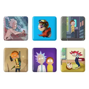 مگنت خندالو طرح انیمیشن ریک و مورتی Rick and Morty کد 1700A مجموعه 6 عددی