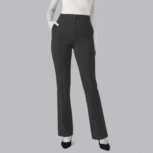 شلوار زنانه هاوین مدل 304 جلودوخت راسته مازراتی رنگ مشکی