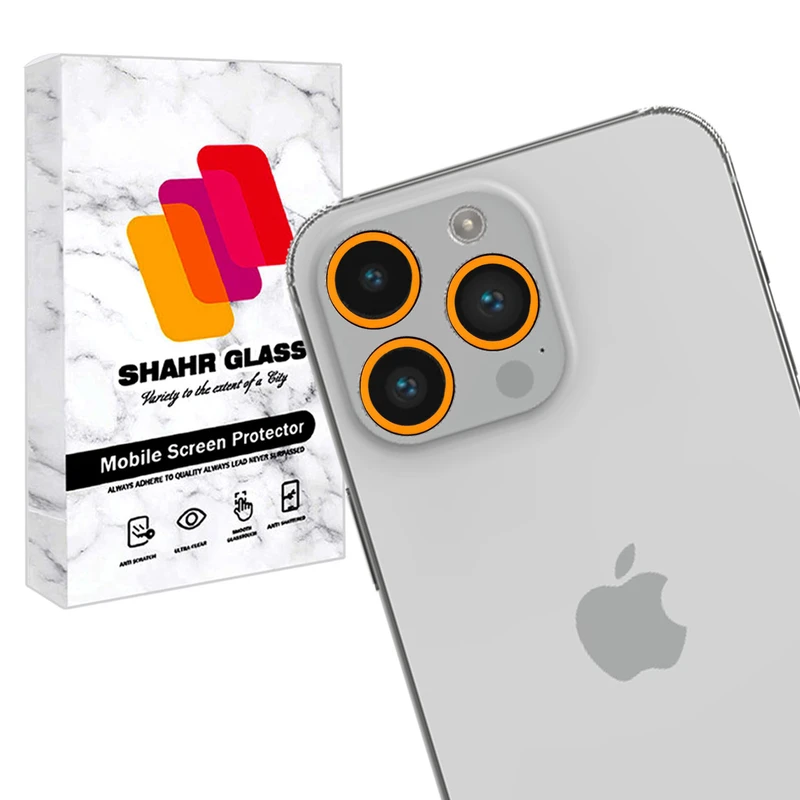 محافظ لنز دوربین رینگی شهر گلس هورس مدل LIGHTLENSH مناسب برای گوشی موبایل اپل iPhone 14 Pro Max