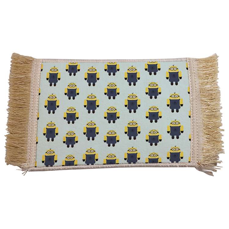 فرش ماشینی دیوارکوب مدل مینیون کد 62