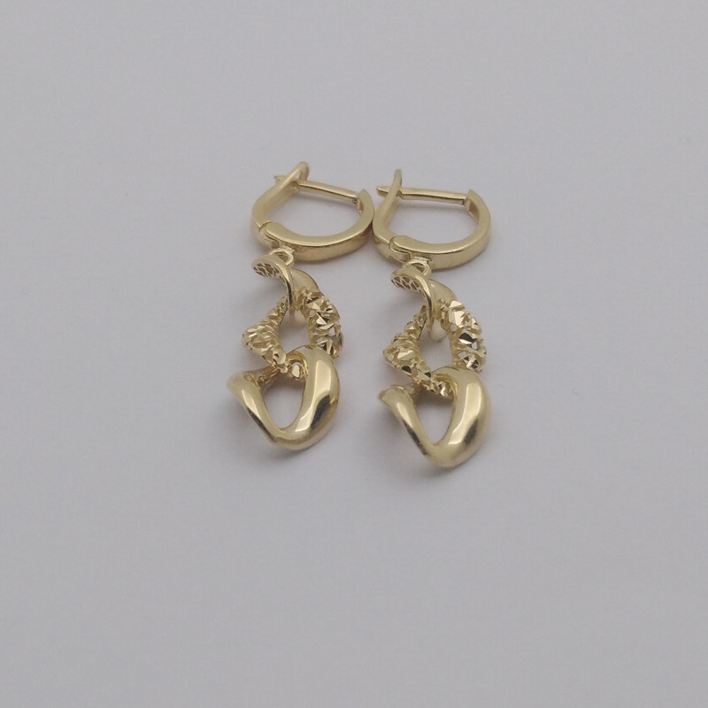 نیم ست طلا 18 عیار زنانه مدل ماهور کد 0101