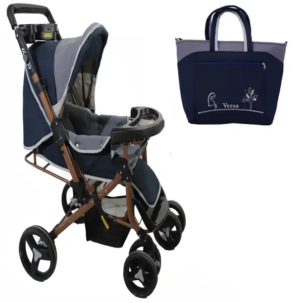 کالسکه ورسا مدل درختی کد 1093 به همراه ساک لوازم کودک