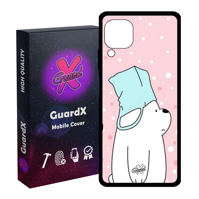 کاور گارد ایکس طرح Bear مدل Glass10019 مناسب برای گوشی موبایل هوآوی Nova 7i / Nova 6 SE / P40 Lite